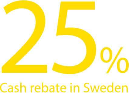 25 % Cash rebate in Sweden